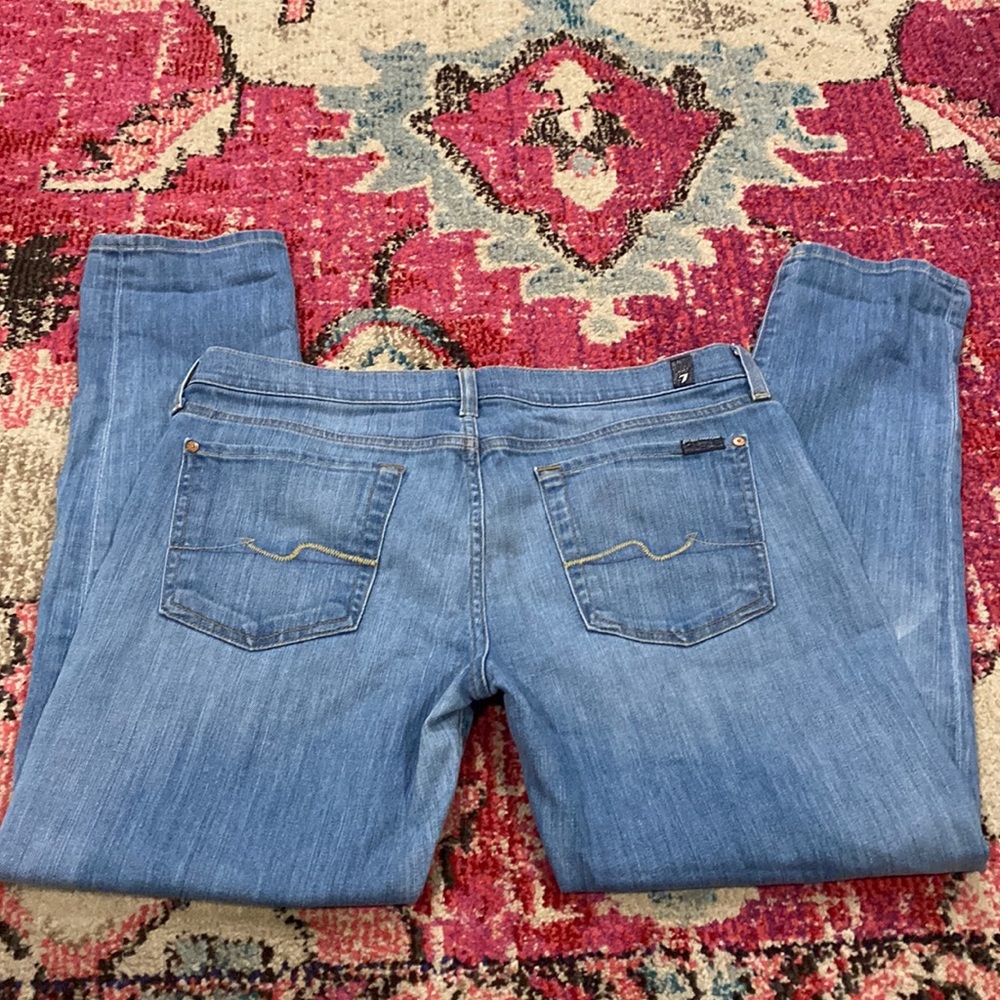 Jeans weather is here! 👖 7 for all mankind skinny Josefina boyfriend SZ 30